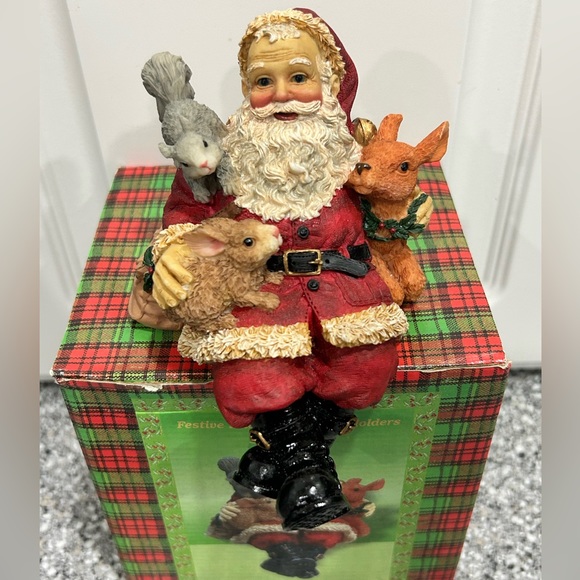 Vintage Festive Friends Stocking Holders SANTA STH-SNT - Picture 2 of 4